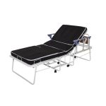 Dual Motorlu Alümi̇nyum Korkuluklu Katlanabi̇li̇r Hasta Karyolası