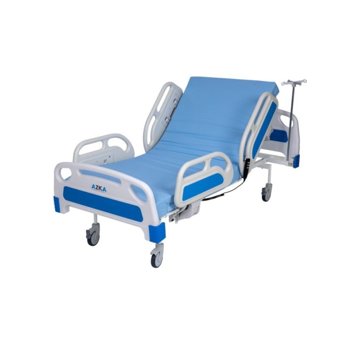 AZKA DFA1 Dual Motorlu ABS Korkuluklu Ekonomi̇k Hasta Karyolası - Görsel 1