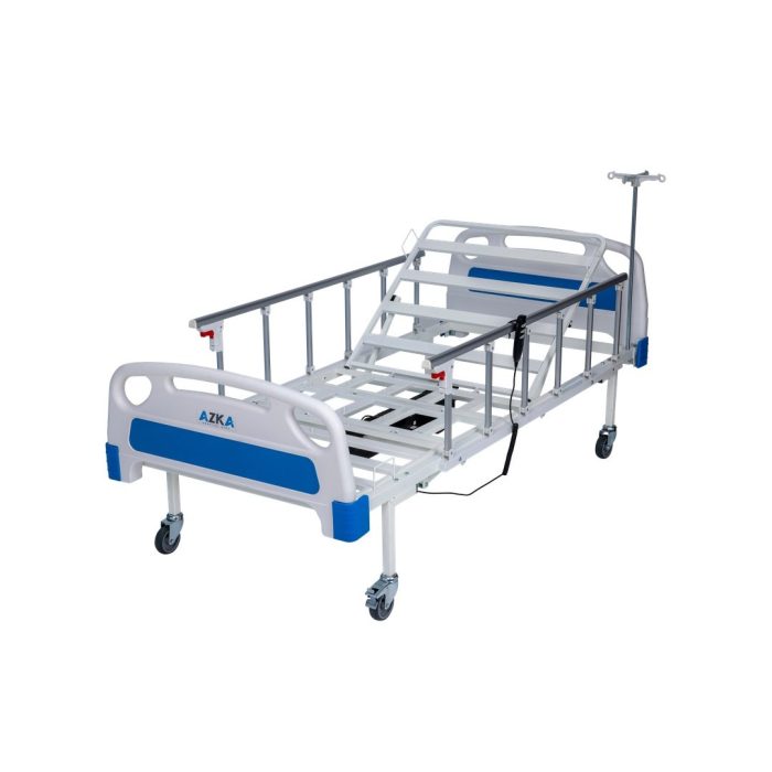 AZKA DE04 Dual Motorlu Alümi̇nyum Korkuluklu Ekonomi̇k Hasta Karyolası - Görsel 3