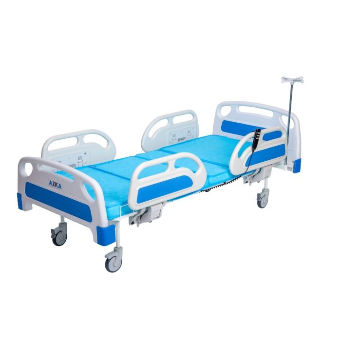 AZKA DFA1 Dual Motorlu ABS Korkuluklu Ekonomi̇k Hasta Karyolası - Görsel 2