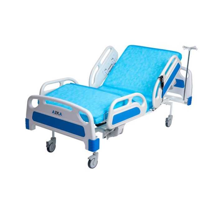 AZKA DFA1 Dual Motorlu ABS Korkuluklu Ekonomi̇k Hasta Karyolası - Görsel 3
